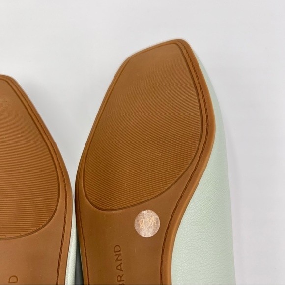 Lucky Brand Womens Size 8 Pastel‎ Light Seafoam Green Leather Ballet Flats Shoes - Picture 13 of 16